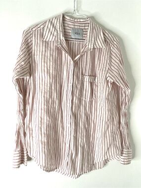 RAILS Farrah Kenai Stripe Long Sleeve Button Down Shirt Cotton Blend Relaxed Fit